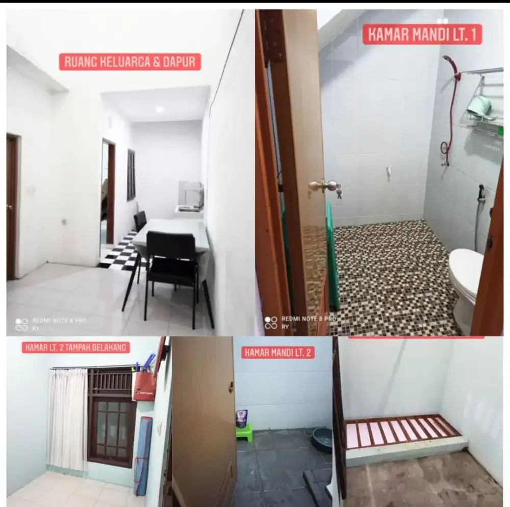 Disewakan 1thn Rumah Cluster 1,5 Km ke pasteur , dekat Politeknik Gizi