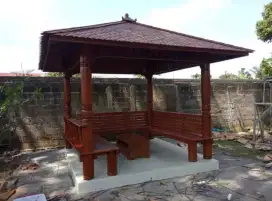 gazebo taman gazebo klapa