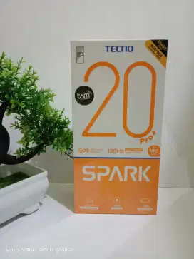 Tecno Spark 20pro+ 8/256 New Garansi Resmi