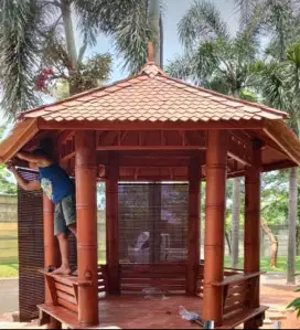 gazebo taman segi 6