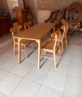 Kursi Makan Jati Minimalis Kursi Makan Cafe Resto Kursi Makan SetMurah