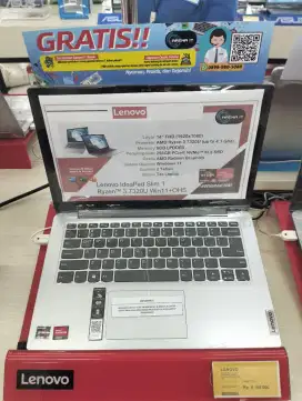 Lenovo Ryzen 3 8/256GB seGAMPANG Itu dapetin promo nya