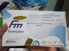 Formaster antigen swab rapidtest covid 19