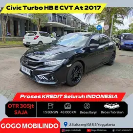 [DP15] Civic Turbo Hatchback E CVT 2017 HB ISTIMEWA Bisa Kredit