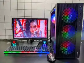 PC GAMING I7-RAM 16GB-SSD 256GB-HDD 1TB- FULLSET TINGGAL PAKAI