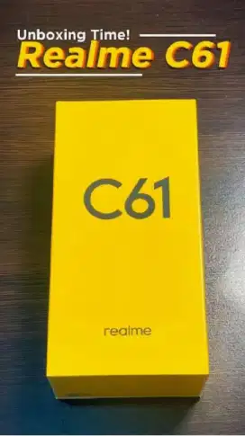 Realme C61 ram 8/128 Baru garansi resmi Bisa tukar tambah dan jual bel