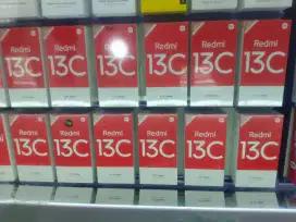 Jual handphone baru xiaomi redmi 13c.room6/128 dn 8/256gb+nfc asli
