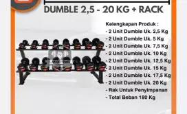 Dumble rack set Total fitness 20 kg