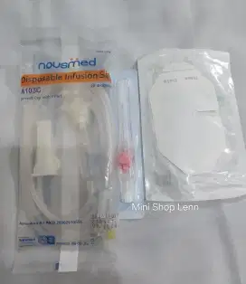 Infus Paket Pen Intra Vena plus merk Tro Venocath plus port inj 20g .