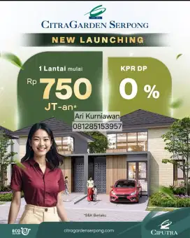 1&3 lantai view danau &dpn lakepark cluster ELAIA citra garden serpong