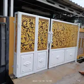 pagar catiing motif bunga