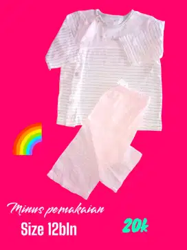 Setelan baju baby girls