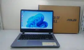 Jual laptop Asus A407M N4000/4gb/Ssd M.2 240gb/Uhd 600/14inci