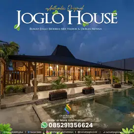 Rumah Joglo Modern Mix Tembok & Ukiran Mewah