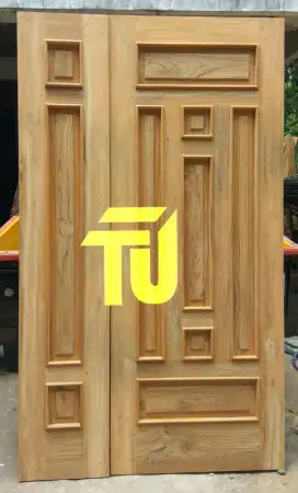 Daun pintu utama/ kuputarung kayu jati