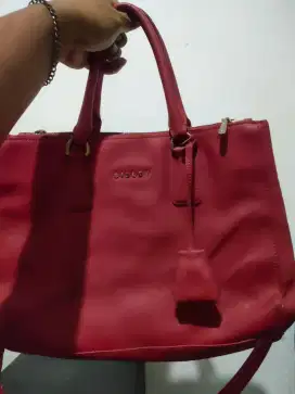tas Sling branded wanita merah ok