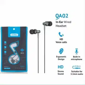 Earphone Wired Headset Foomee QA02