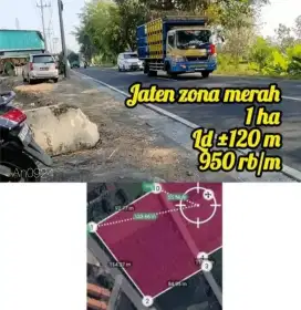 Tanah Kering Zona Industri Jaten Karanganyar