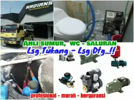 Service servis pompa air sedot wc tukang saluran mampet sumur bor gali