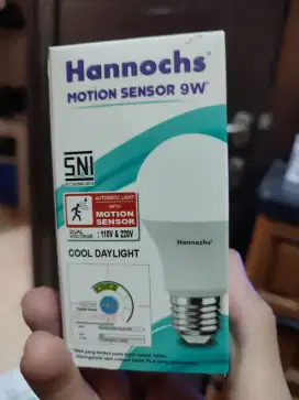 HANNOCHS LAMPU SENSOR GERAK 9WATT