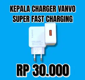 KEPALA CHARGER VANVO MODEL CV-02 SUPER FAST CHARGING QUICK CHARGER 3.0