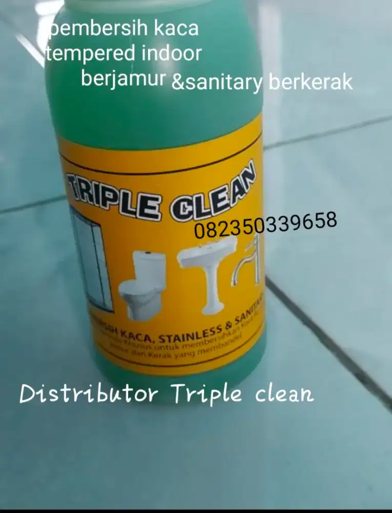 Distributor pembersih kaca tempered, shower, sanitary berkerak