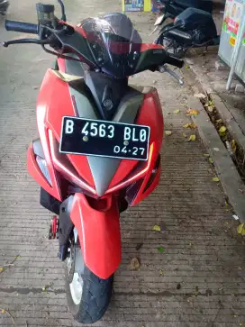 Jual motor AEROX VVA thn 2017, surat BPKB+STNK komplit ya