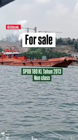 Dijual SPOB 180 KL tahun 2013 non class