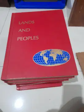 Jual buku lands and people 1-6 ensiklopedia