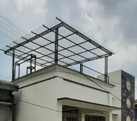 JASA RENOVASI CANOPY PAGAR PINTU TANGGA DAN CAT ULANG  RUMAH
