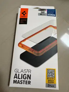 Iphone 15 Pro Spigen Tempered Glass Alignmaster Clear Cover