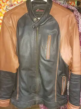 Jaket Kulit Kombinasi