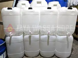 Jerigen Plastik Kran 25 Liter Rapat Tebal Yogyakarta