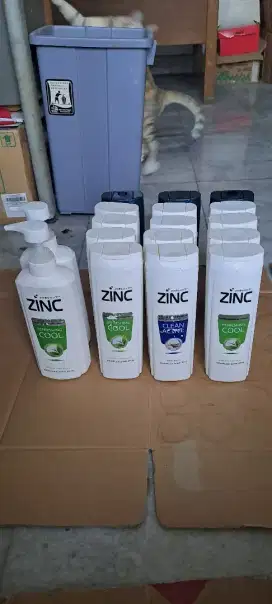 Botol kosong sampo Zinc