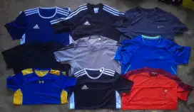 Kaos Adidas Nike Under Armour Size S