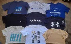 Kaos Adidas Nike Under Armour Size S
