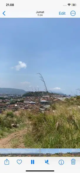 Tanah Luas View Laut Dan Kota Bandar Lampung