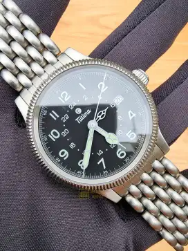 Jam Tangan Luxury Rare Original Tutima Flieger GMT Automatic Germany