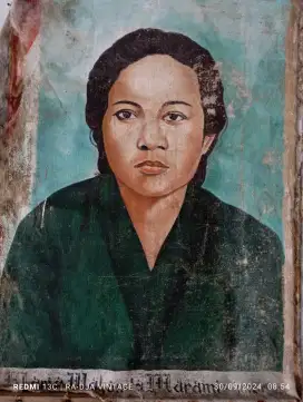 Lukisan lawas maria walanda maramis oil on kanvas