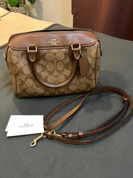Coach Bennet Crossbody Satchel Khaki
