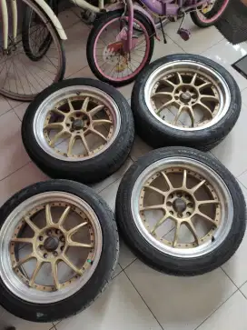 Velg dan Ban R17 merek SSW made in Thailand Bonus Baut Velg