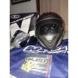 HELM FULL FACE DOUBLE VISOR (kaca helm ganda)