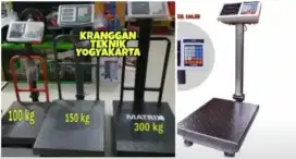 (KRANGGAN TEKNIK)timbangan digital 500 kg nimbang rosok, paketan