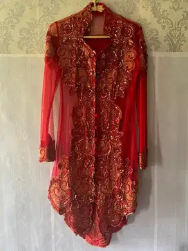 Kebaya Ummi Payet Collection Merah