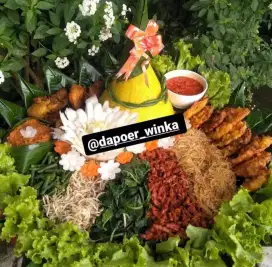 Tumpeng ayam bakar madu