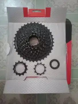 Sprocket 9 speed 36T shimano hg masih bagus.