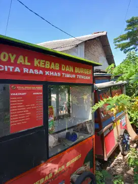 Gerobak Kebab Bekas Dijual Lengkap - Siap untuk Usaha!