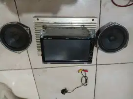 Radio Tape Tv + Power + Speaker. Sesuai Gambar. Posisi On.