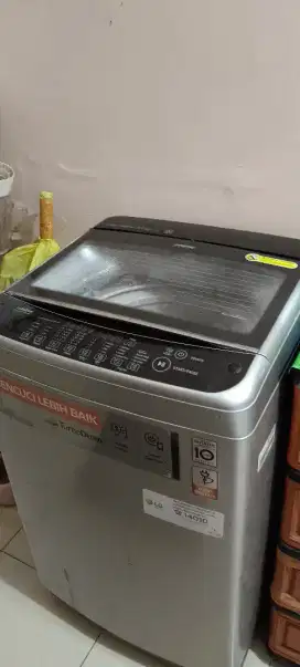 Mesin Cuci LG T2109VSAL 9.0KG Top Loading Smart Inverter