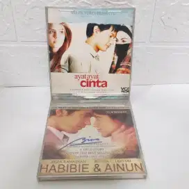 Koleksi VCD Film Indonesia Terlaris Ayat-Ayat Cinta & Habibie & Ainun